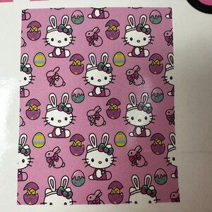 NEW Hello Kitty Easter Plush Throw Silk Touch 40 x 50" Pink Bunny‎ chick blanket